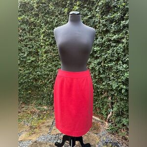 Brooks Brothers Red Pencil Skirt
